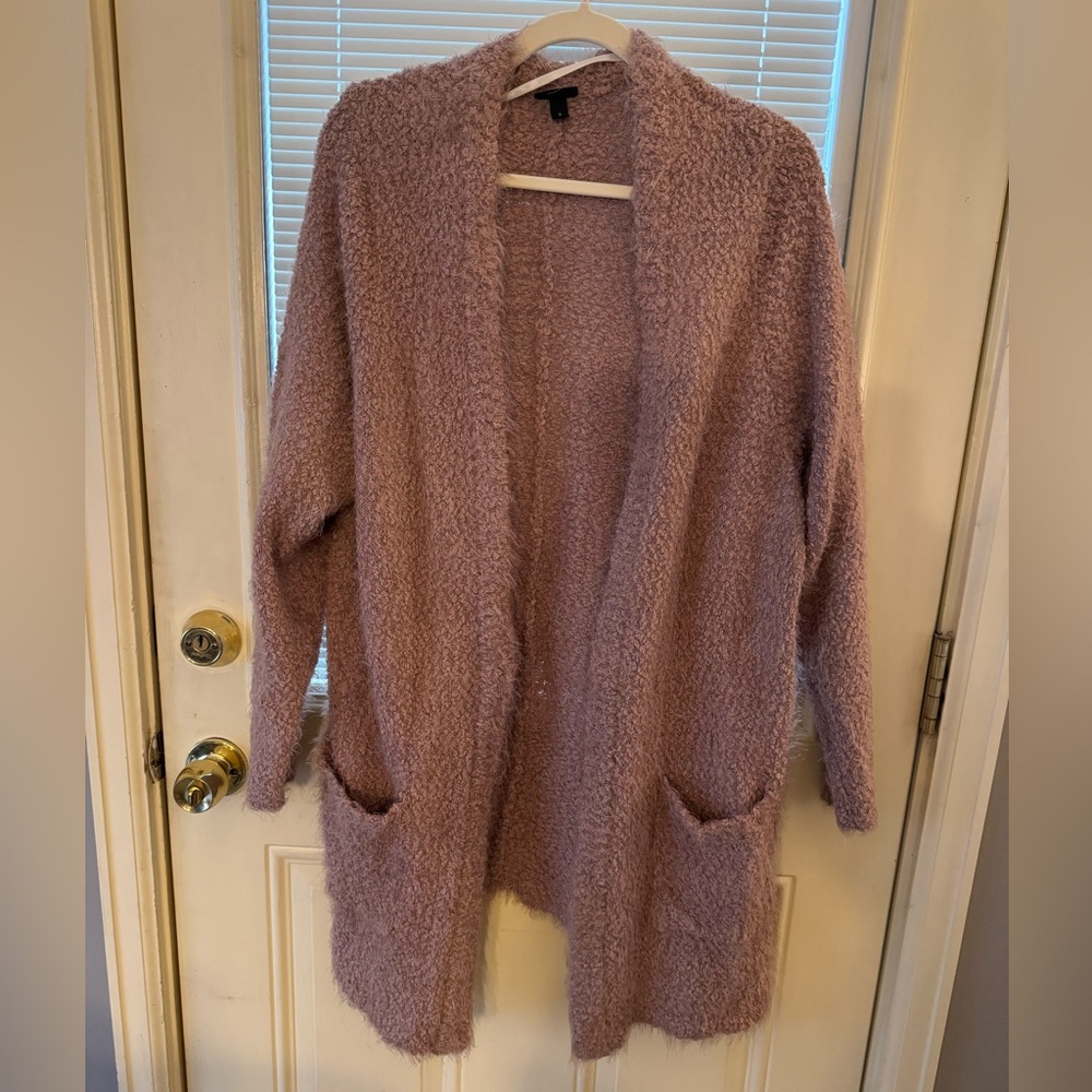 Torrid Soft Lavender Open-Front Cardigan